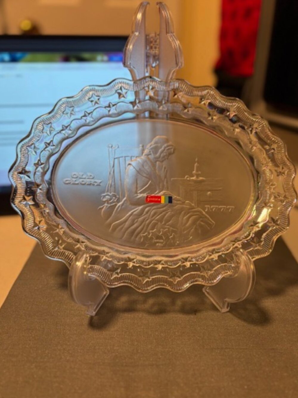 ✨ VINTAGE FOSTORIA COMMEMORATIVE PLATE ✨